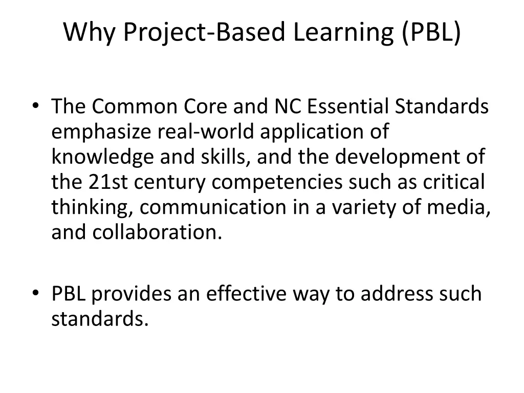 why project based learning pbl 3