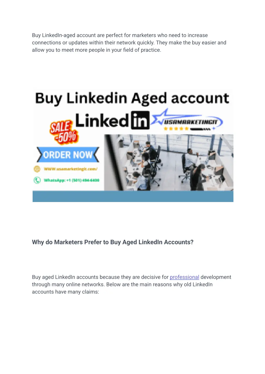 buy linkedin aged account are perfect