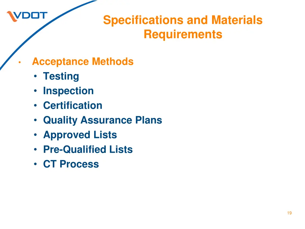 specifications and materials requirements 4