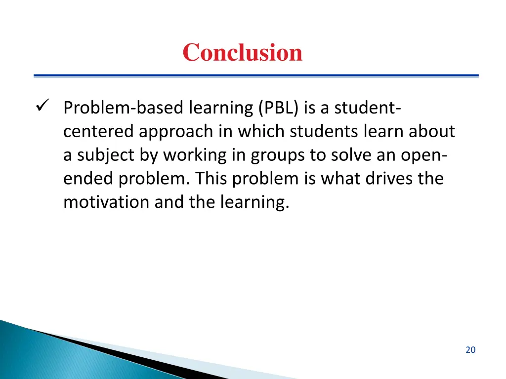 conclusion