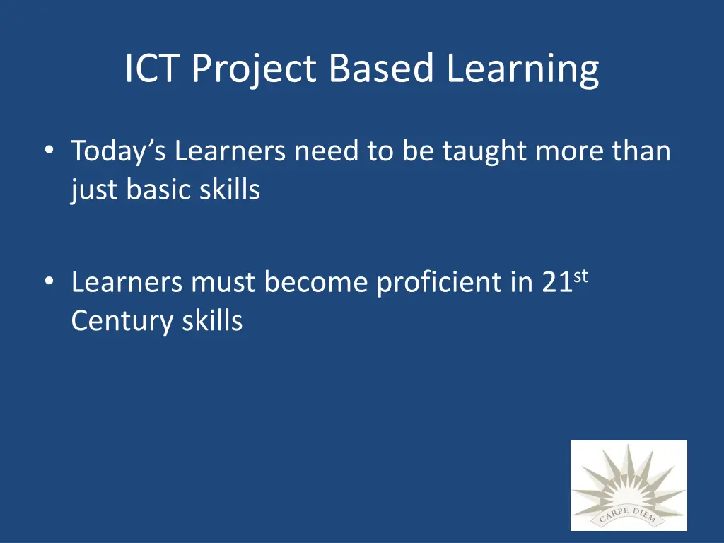 ict project based learning