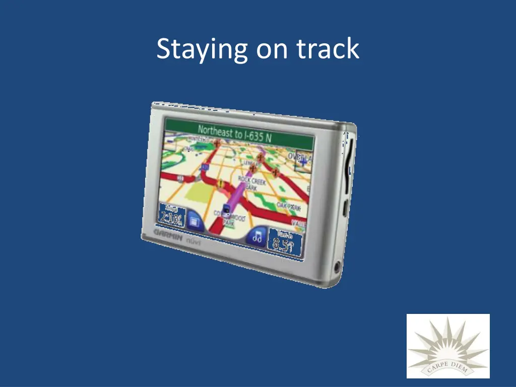 staying on track