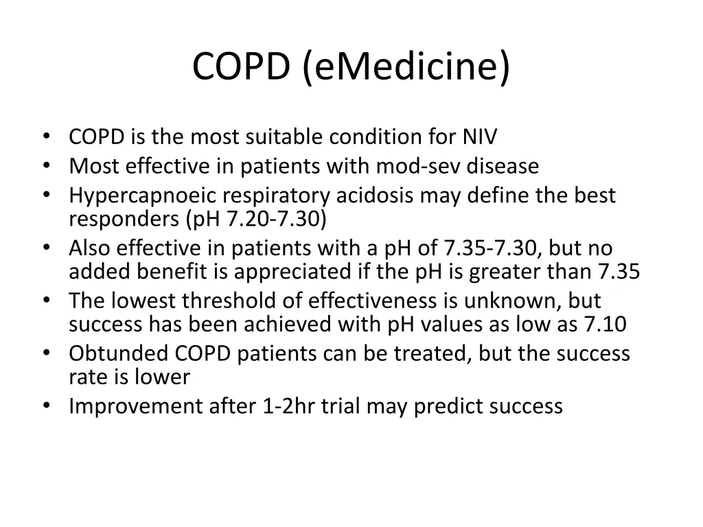 copd emedicine