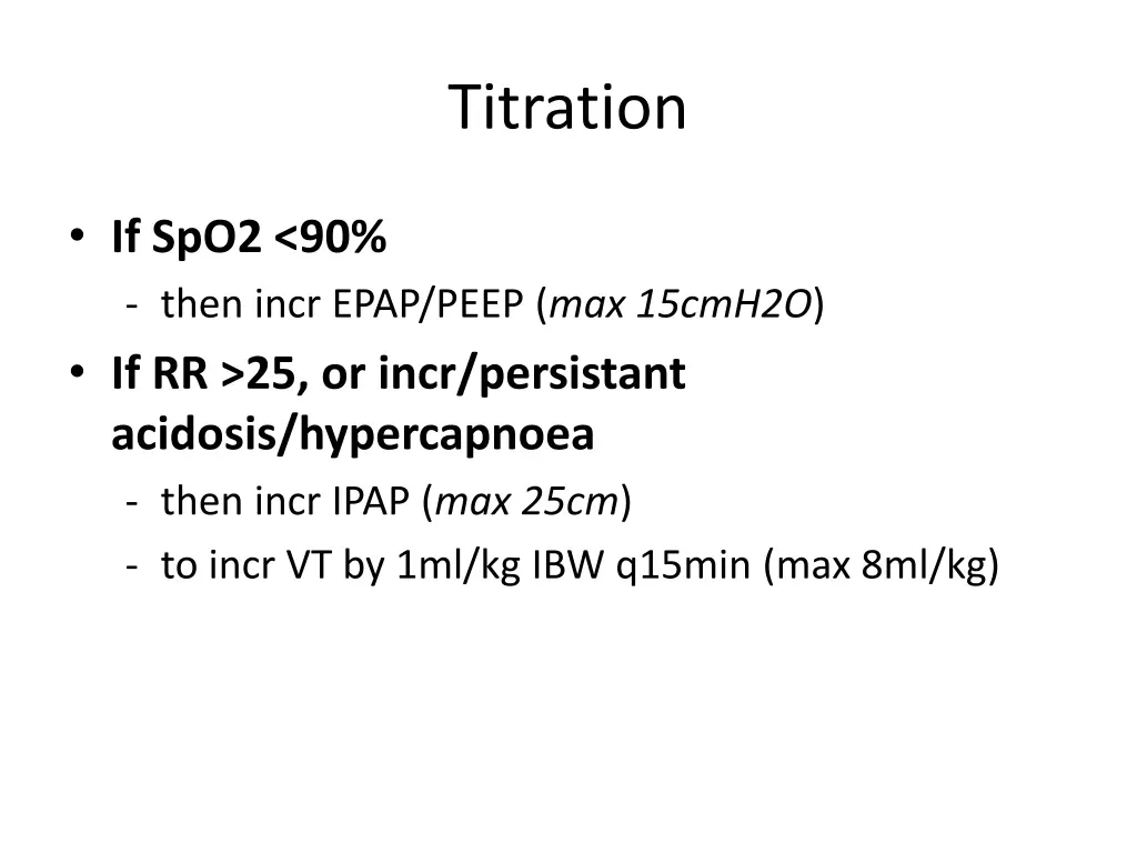 titration