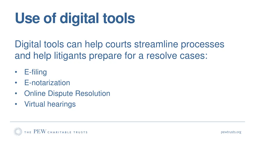 use of digital tools