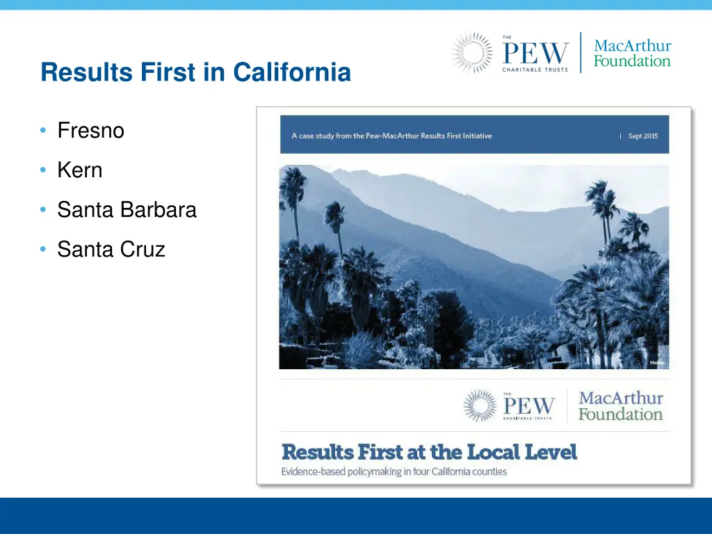 results first in california