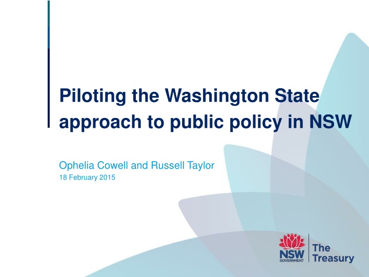 piloting the washington state approach to public