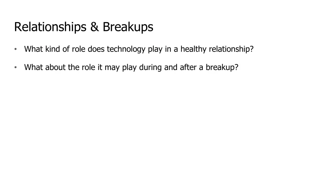 relationships breakups