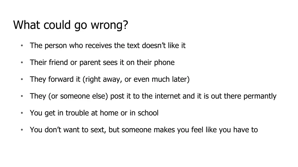 what could go wrong