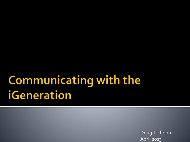 doug tschopp april 2013