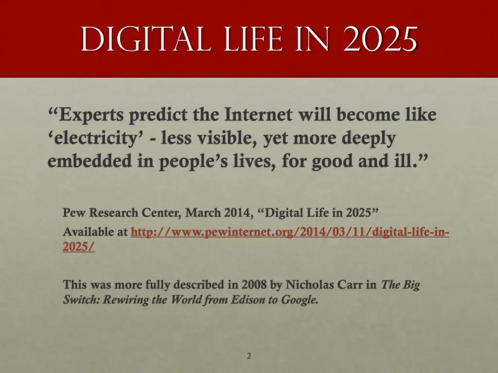 digital life in 2025