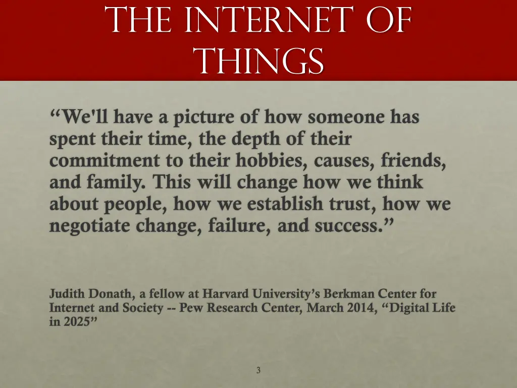 the internet of things