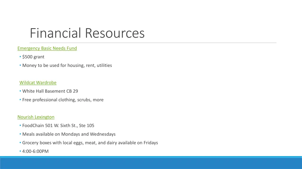 financial resources 1