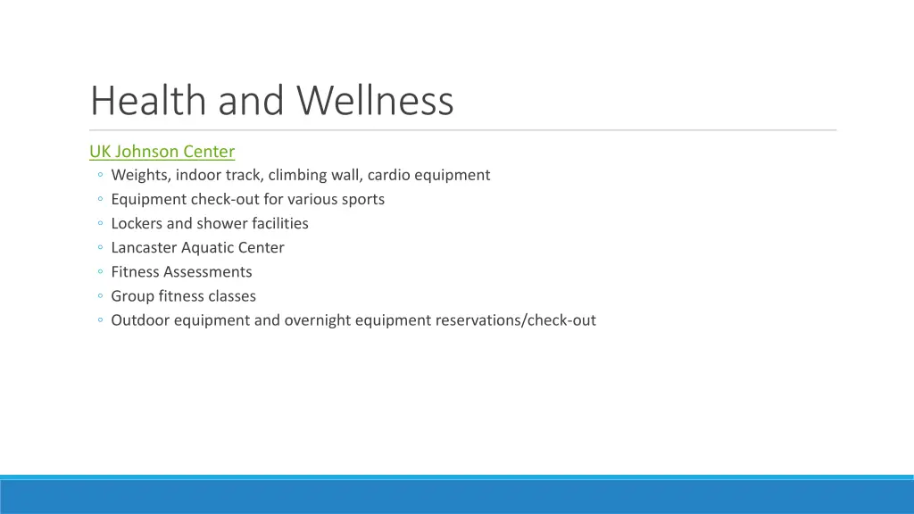 health and wellness 5