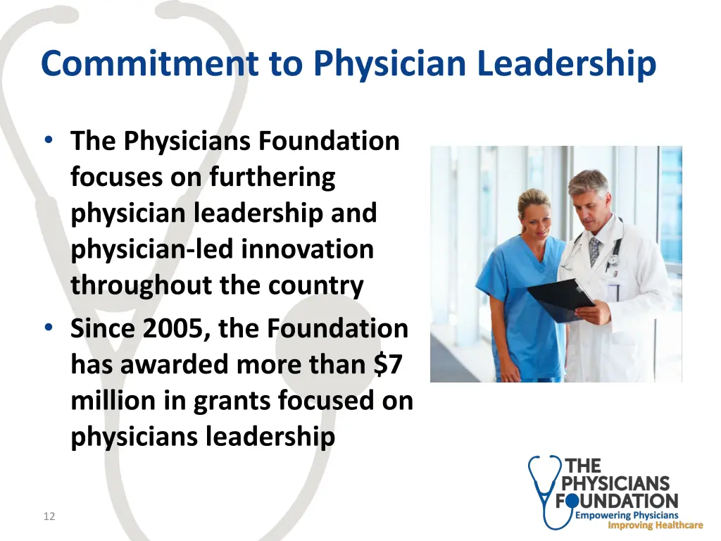 commitment to physician leadership 1