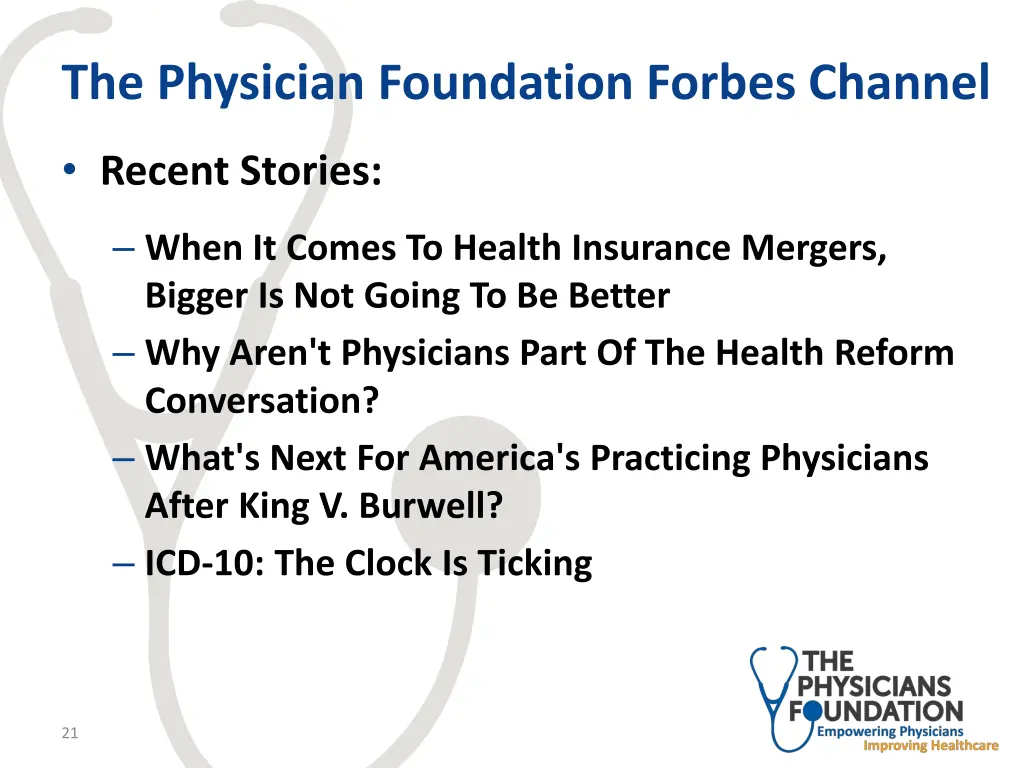 the physician foundation forbes channel 1