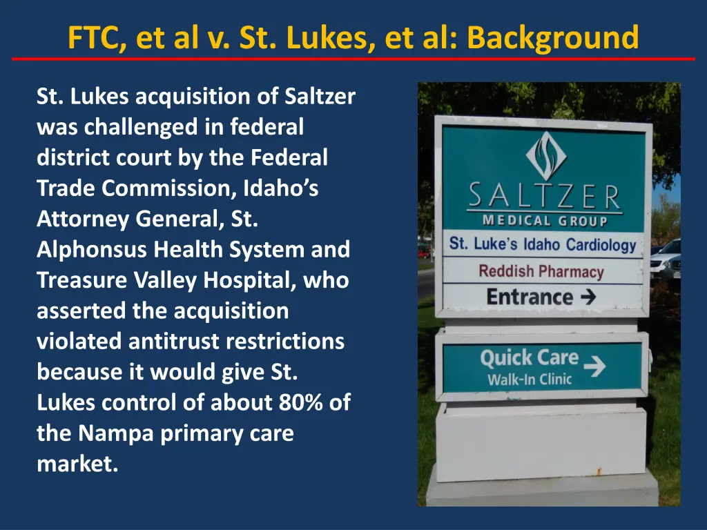 ftc et al v st lukes et al background 2