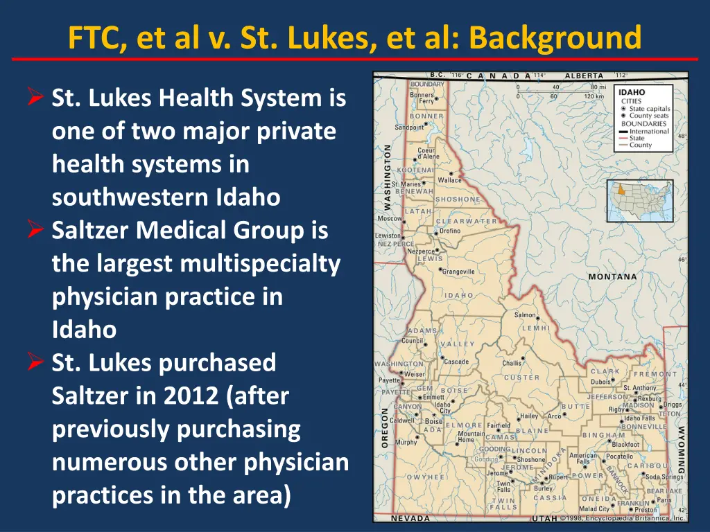ftc et al v st lukes et al background