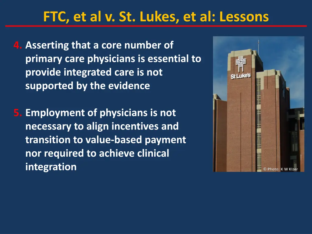 ftc et al v st lukes et al lessons 2
