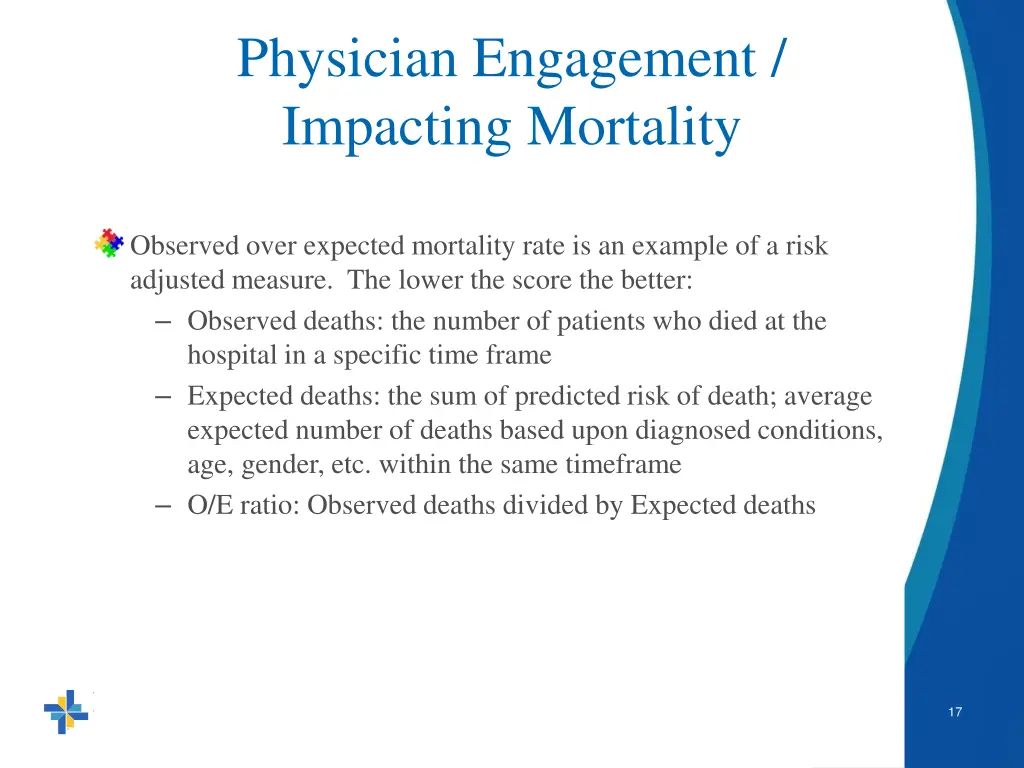 physician engagement impacting mortality