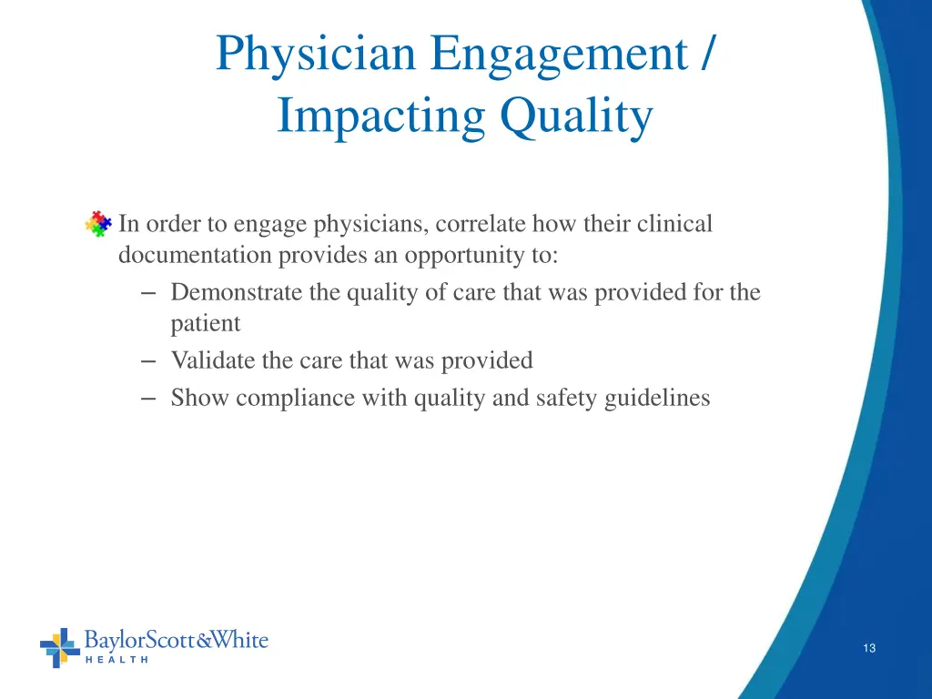 physician engagement impacting quality