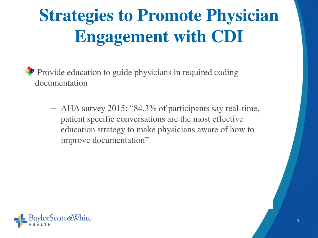 strategies to promote physician engagement with 2