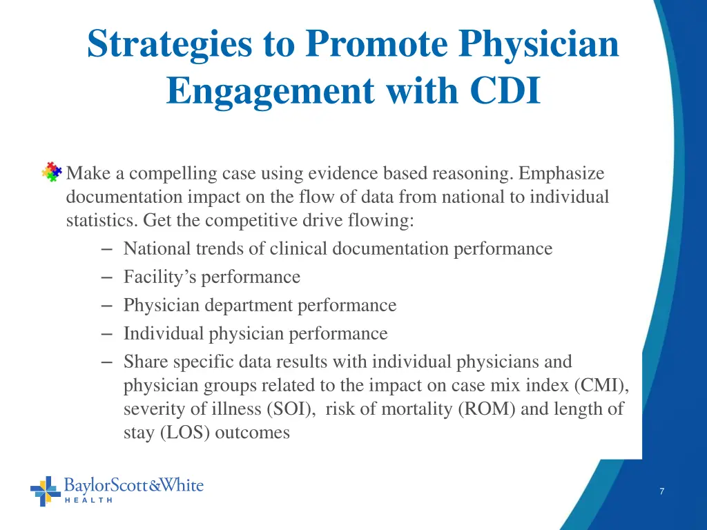 strategies to promote physician engagement with