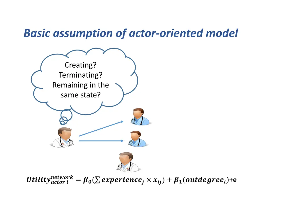 basic assumption of actor oriented model