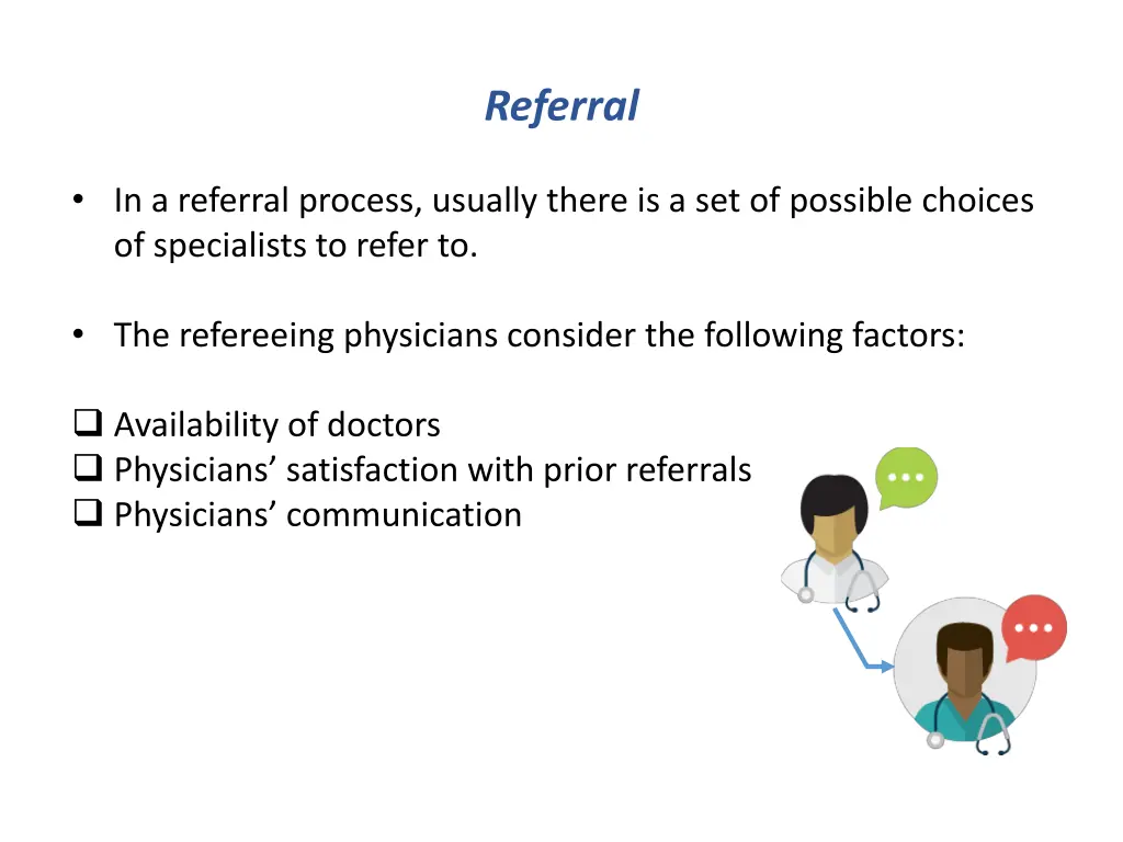 referral