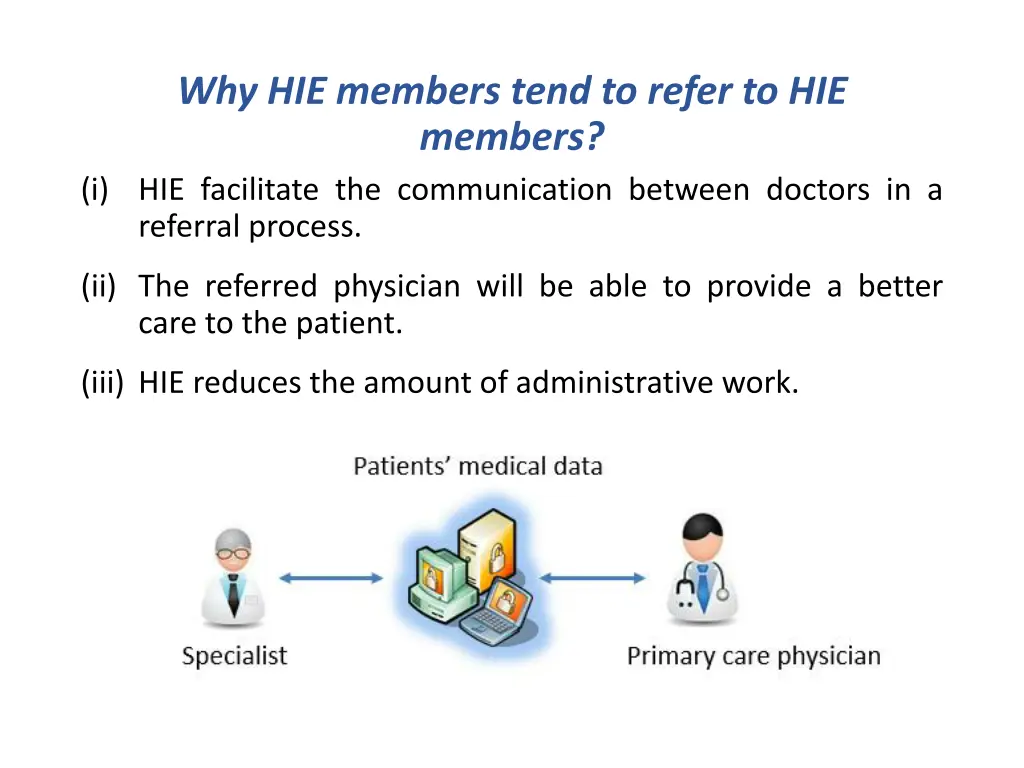 why hie members tend to refer to hie members