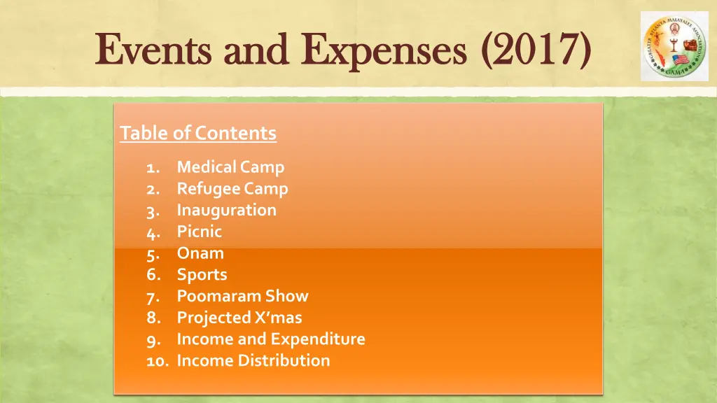 events and expenses 2017 events and expenses 2017