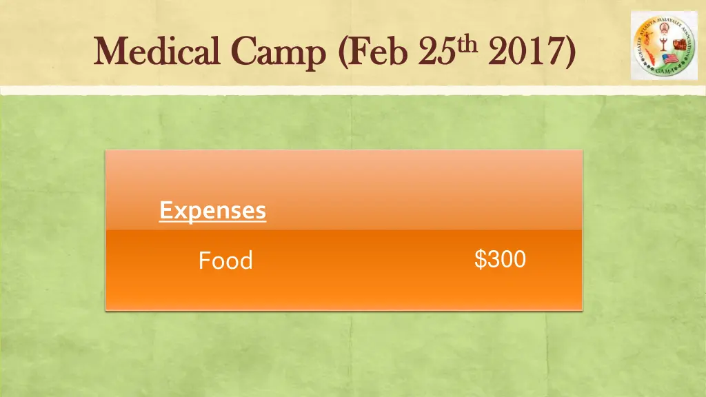 medical camp feb 25 medical camp feb 25 th th 2017