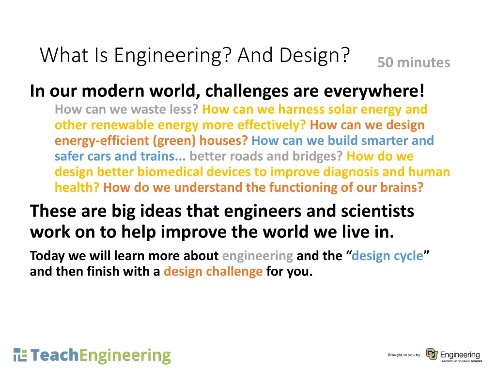 what is engineering and design