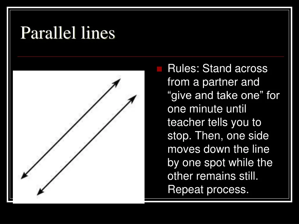 parallel lines
