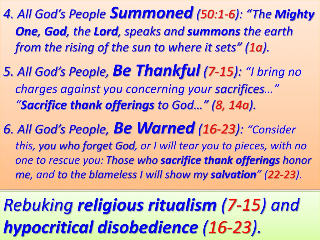 4 all god s people summoned 50 1 6 the mighty