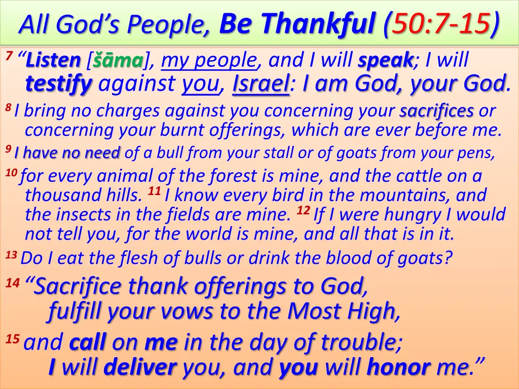 all god s people be thankful 50 7 15
