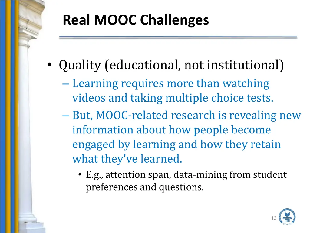 real mooc challenges