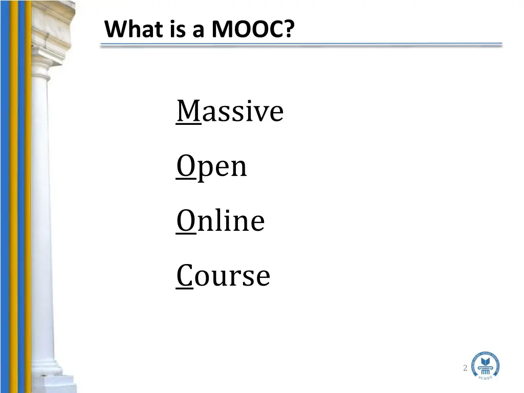 what is a mooc