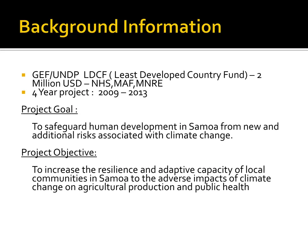 gef undp ldcf least developed country fund