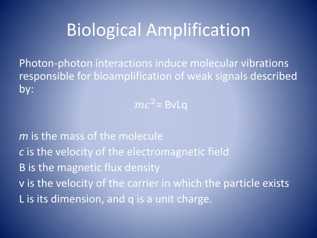 biological amplification 1