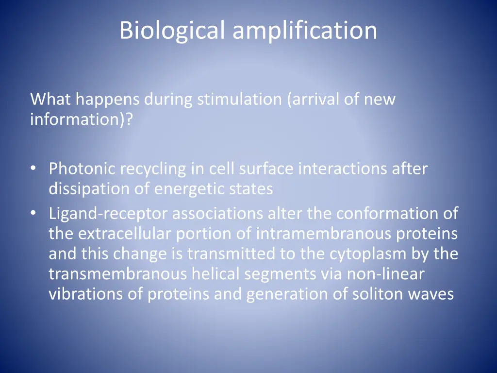 biological amplification