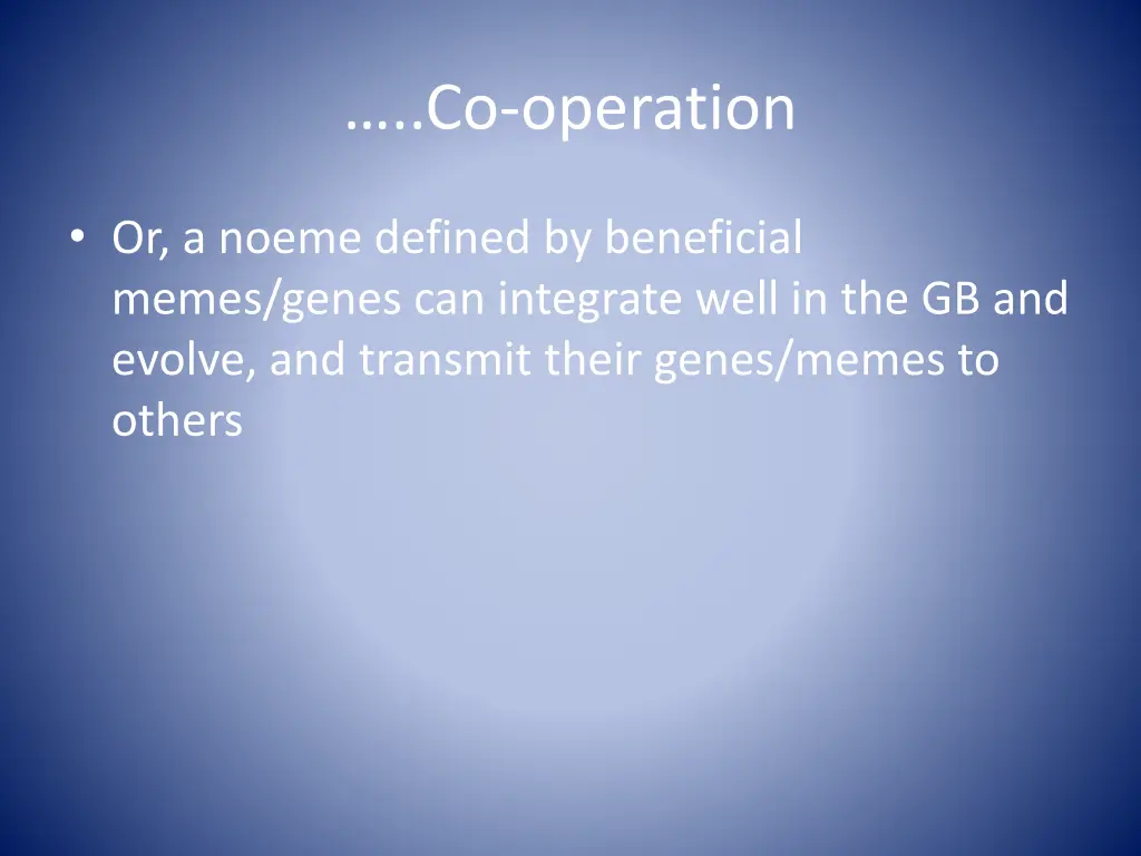 co operation