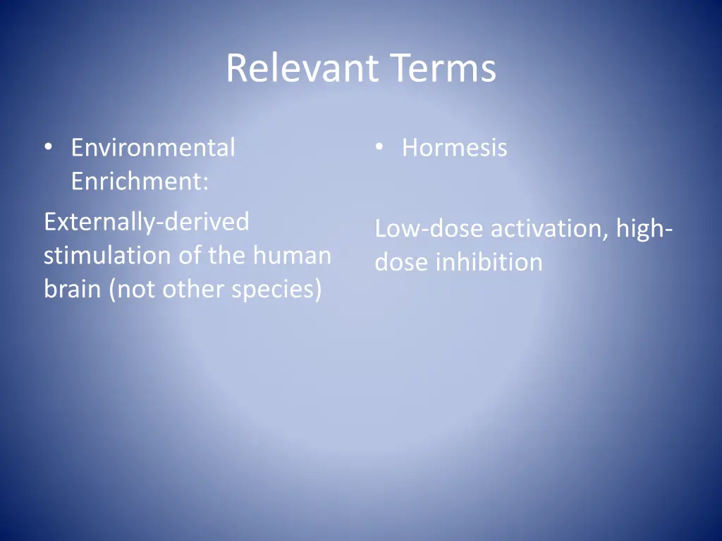 relevant terms