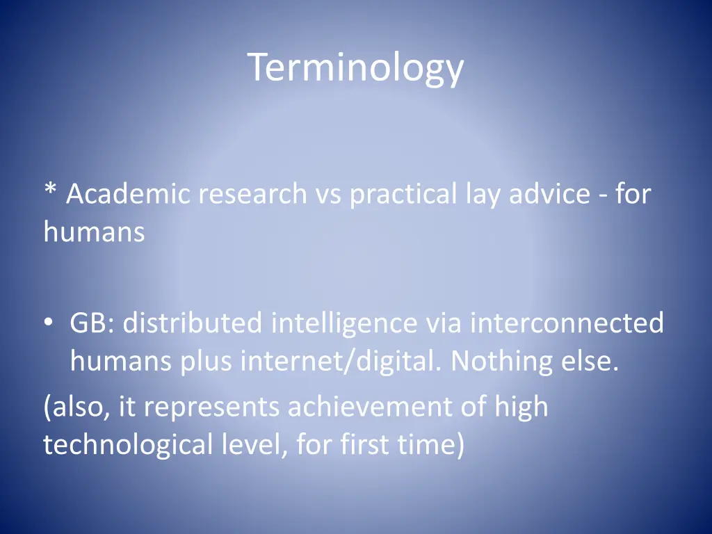 terminology