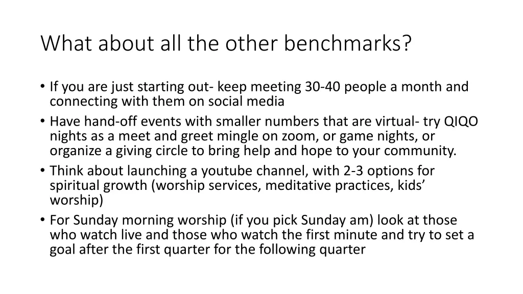 what about all the other benchmarks