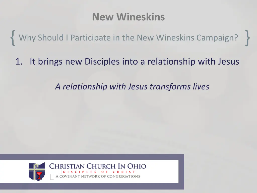 new wineskins 2