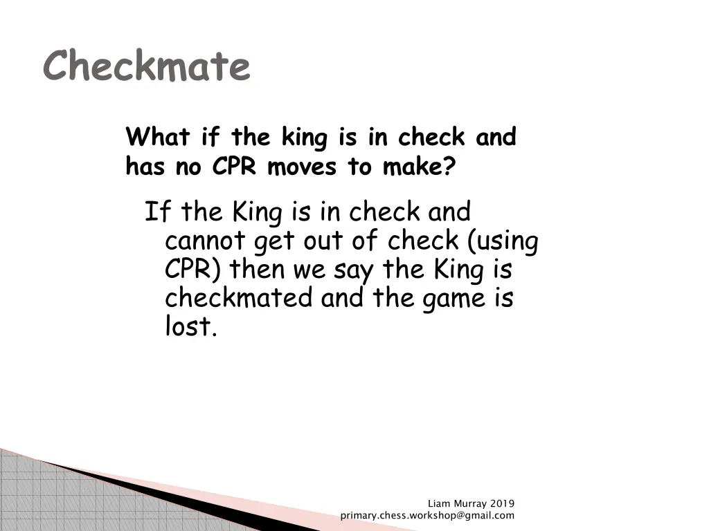 checkmate