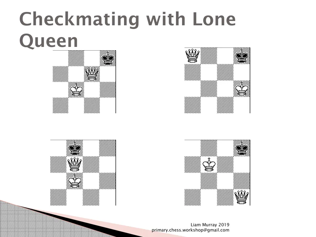 checkmating with lone queen 1