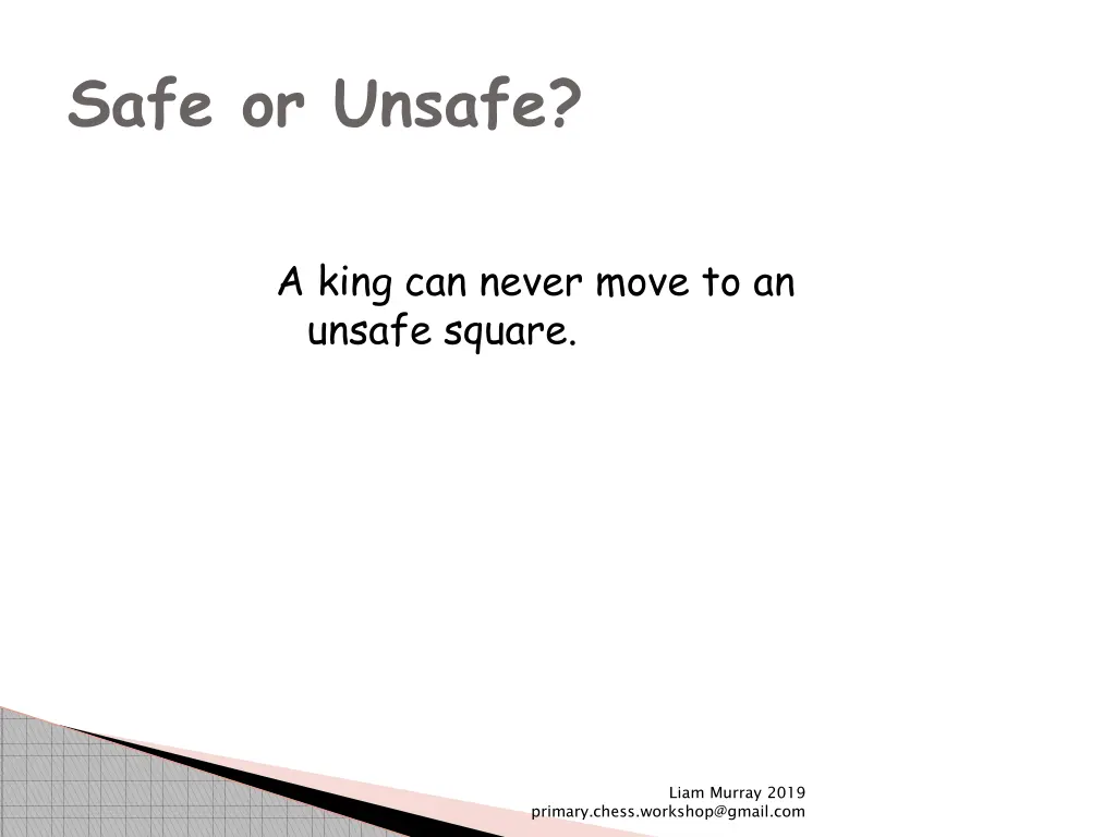 safe or unsafe 1