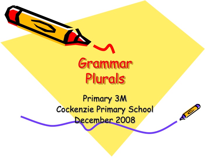 grammar plurals
